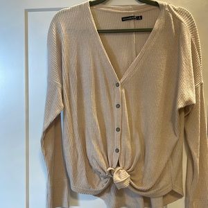 Abercrombie and Fitch Knotted Top